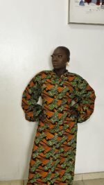 Adeola Long Sleeves Maxi Shirt Dress - Image 6