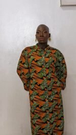 Adeola Long Sleeves Maxi Shirt Dress - Image 5